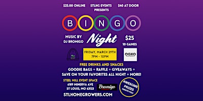 Image principale de STLHG Bingo Night