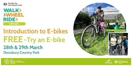 Imagem principal do evento Try an E-Bike: DEWSBURY