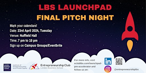 Imagen principal de London Business School Launchpad: Final Pitch Night