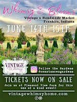 Imagem principal do evento Whimsy & Blooms Vintage and Handmade Market