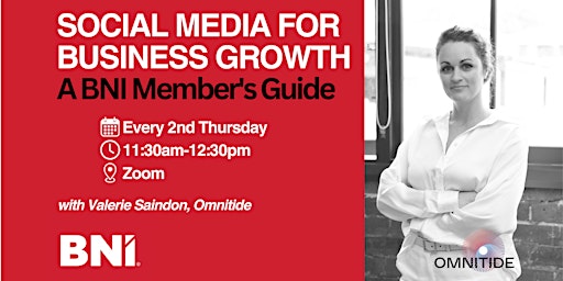 Primaire afbeelding van Social Media for Business Growth: A BNI Member's Guide