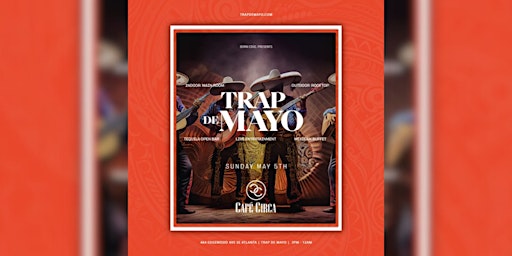 Imagem principal do evento Trap De Mayo Rooftop Day Party  | Cafe Circa