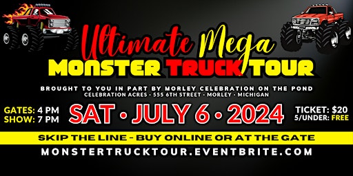 Imagem principal do evento Ultimate Mega Monster Truck Tour