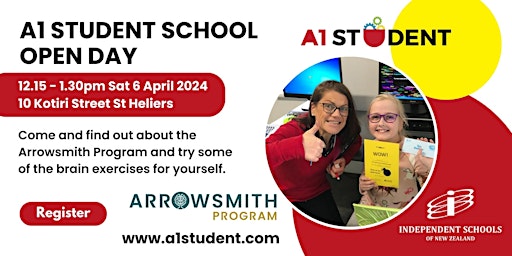 Hauptbild für A1 Student Arrowsmith School - Open Day