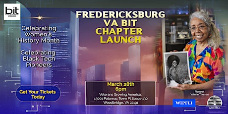 Blacks In Technology - Fredericksburg, VA Chapter Launch - March 28th !!!