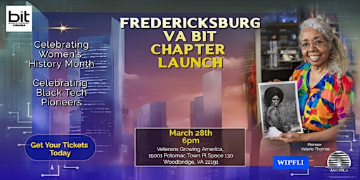 Blacks In Technology - Fredericksburg, VA Chapter Launch - March 28th !!!  primärbild
