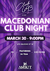 MACEDONIAN CLUB NIGHT!!!