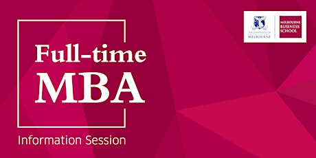 Full-time MBA - Information Session (Virtual)