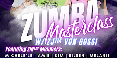 Hauptbild für Zumba Masterclass with ZJ Von Gossi