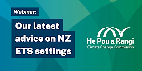 Image principale de Webinar: our latest advice on NZ ETS settings