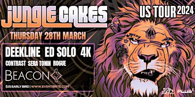 Immagine principale di Jungle Cakes U.S. Tour at Beacon feat. Deekline, Ed Solo & 4K 