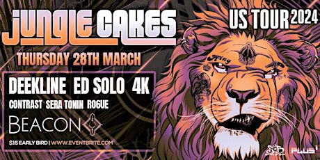 Jungle Cakes U.S. Tour at Beacon feat. Deekline, Ed Solo & 4K primary image