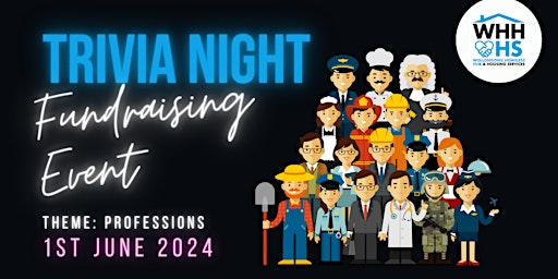 Primaire afbeelding van Wollongong Homeless Hub and Housing Services Trivia Fundraising Night 2024