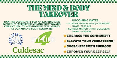 MIND & BODY TAKEOVER LIVE EXPERIENCE primary image