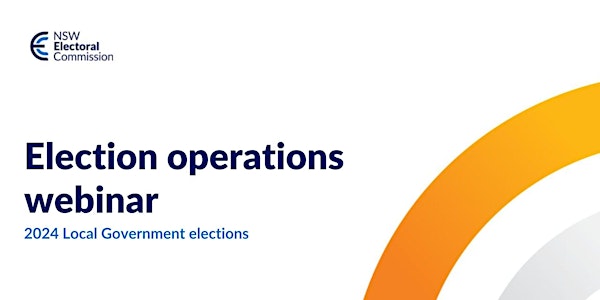 Election operations webinar