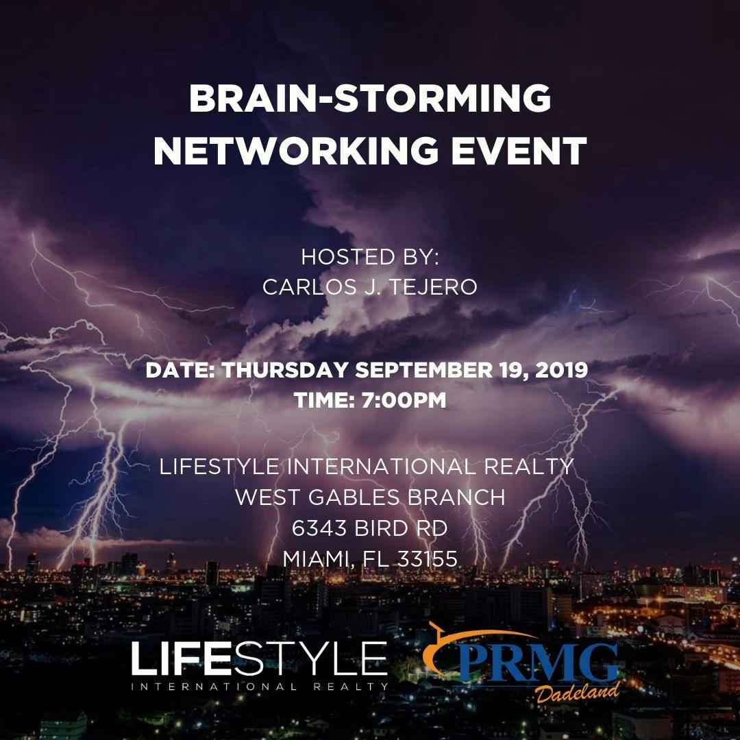Brain- Storming Networking Event