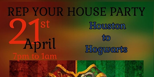 Primaire afbeelding van Rep Your House Party: A Hogwarts Themed Event