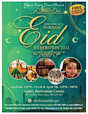 Durham Eid Exhibition (Free in Ajax)