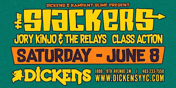 The Slackers w/ Jory Kinjo & The Relays and Class Action