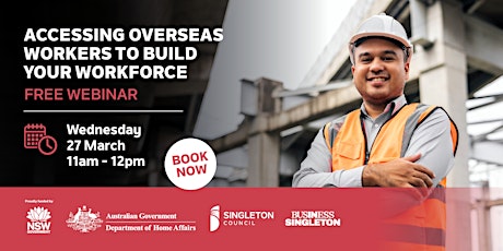 Accessing overseas workers to build your workforce - webinar primary image