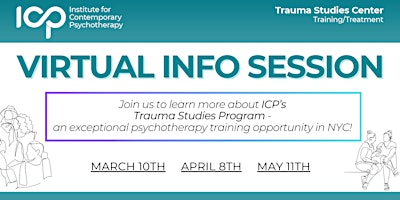Imagen principal de Information Session for Trauma Studies Program in Psychotherapy