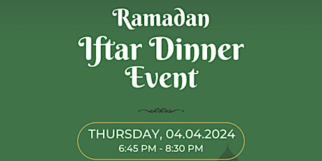 Imagen principal de Iftar Dinner Event with Faith Leaders