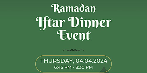 Primaire afbeelding van Iftar Dinner Event with Faith Leaders