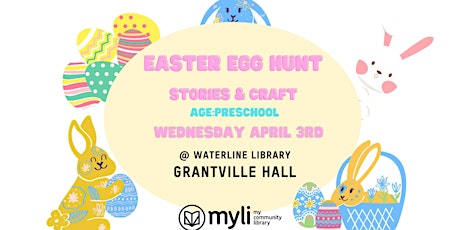 Easter Egg Hunt with Waterline Library @ Grantville Hall