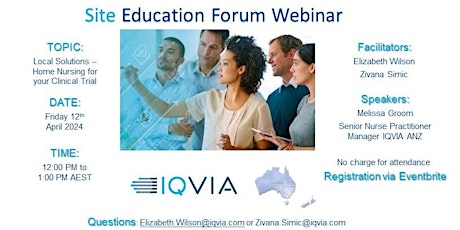 Local Solutions - Home Nursing for Your Clinical Trial - IQVIA ANZ