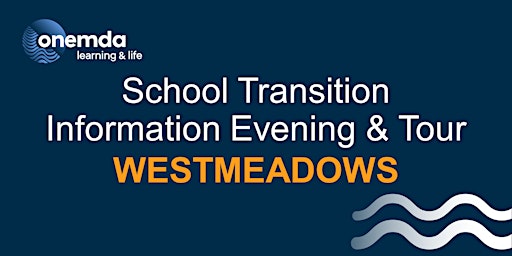 Imagem principal do evento 2024 Onemda Transition Information Evening and Tour - Westmeadows