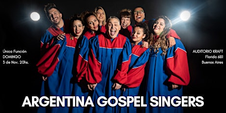 Imagen principal de Argentina Gospel Singers · 3/Nov.2019