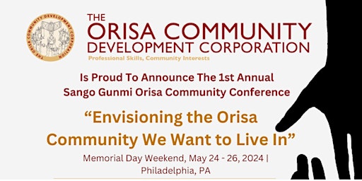 Hauptbild für 1ST ANNUAL SANGO GUNMI ORISA COMMUNITY CONFERENCE