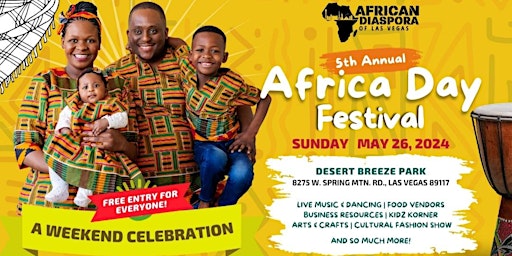 Imagem principal do evento 2024 Africa Day Las Vegas Festival & Celebration!