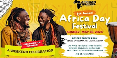 2024 Africa Day Las Vegas Festival & Celebration! primary image