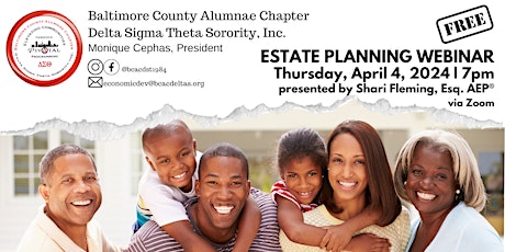 BCAC Estate Planning Webinar