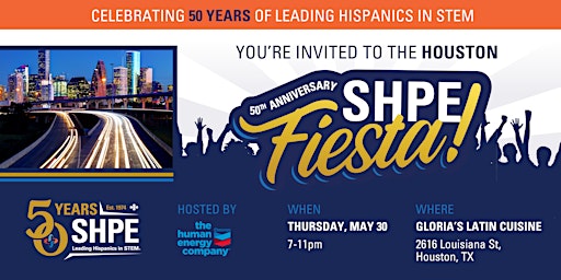 Primaire afbeelding van SHPE's 50th Anniversary Fiesta- Houston