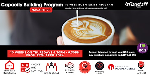 Hop IN 2 Hospo - Macarthur Programs for People with Disabilities primary image