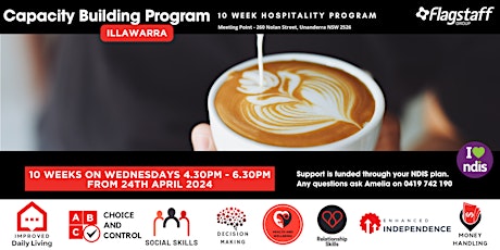 Hop IN 2 Hospo - Illawarra- Programs for People with Disabilities