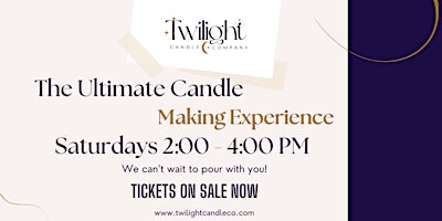 Imagem principal do evento The Ultimate Candle Making Experience