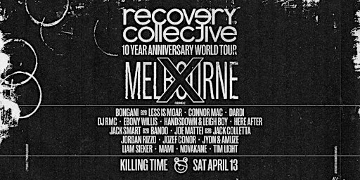 Imagen principal de 10 Years of Recovery Collective | Melbourne