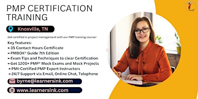 4 Day PMP Classroom Training Course in Knoxville, TN primary image