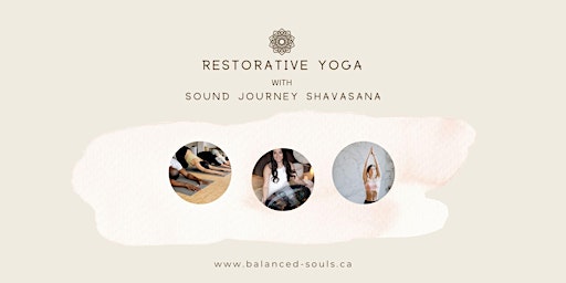 Restorative Yoga and Sound Journey Shavasana primary image