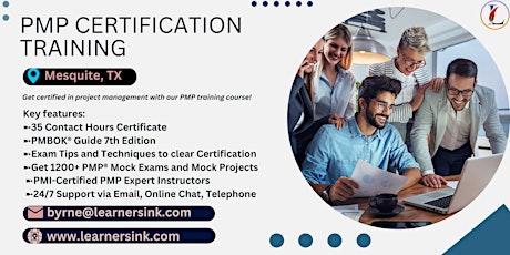 4 Day PMP Classroom Training Course in Mesquite, TX