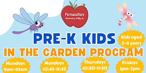 Imagem principal do evento Pre-K Kids In The Garden Program