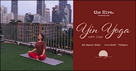 Sunset Rooftop Yin Yoga Flow with Clair primary image