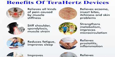 Image principale de Have pain? We can help. Free trial of Terahertz THz Health devices
