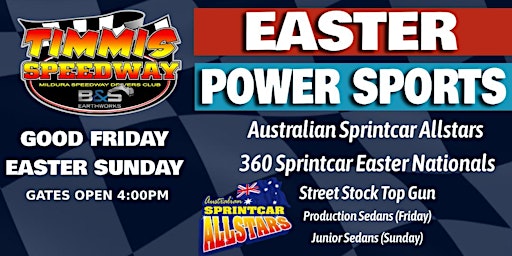 Primaire afbeelding van B&S Earthworks Timmis Speedway Sprintcar Easter Nationals - Night 1