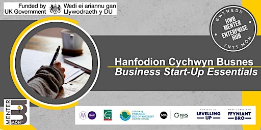 Primaire afbeelding van ONLINE - Hanfodion Cychwyn Busnes // Business Start-Up Essentials