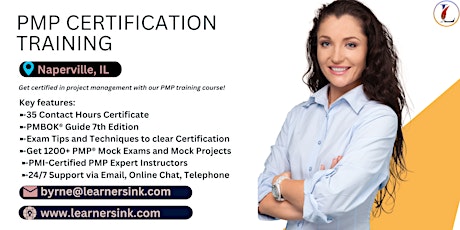 4 Day PMP Classroom Training Course in Naperville, IL