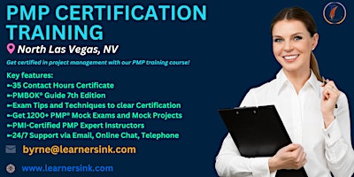 4 Day PMP Classroom Training Course in North Las Vegas, NV primary image